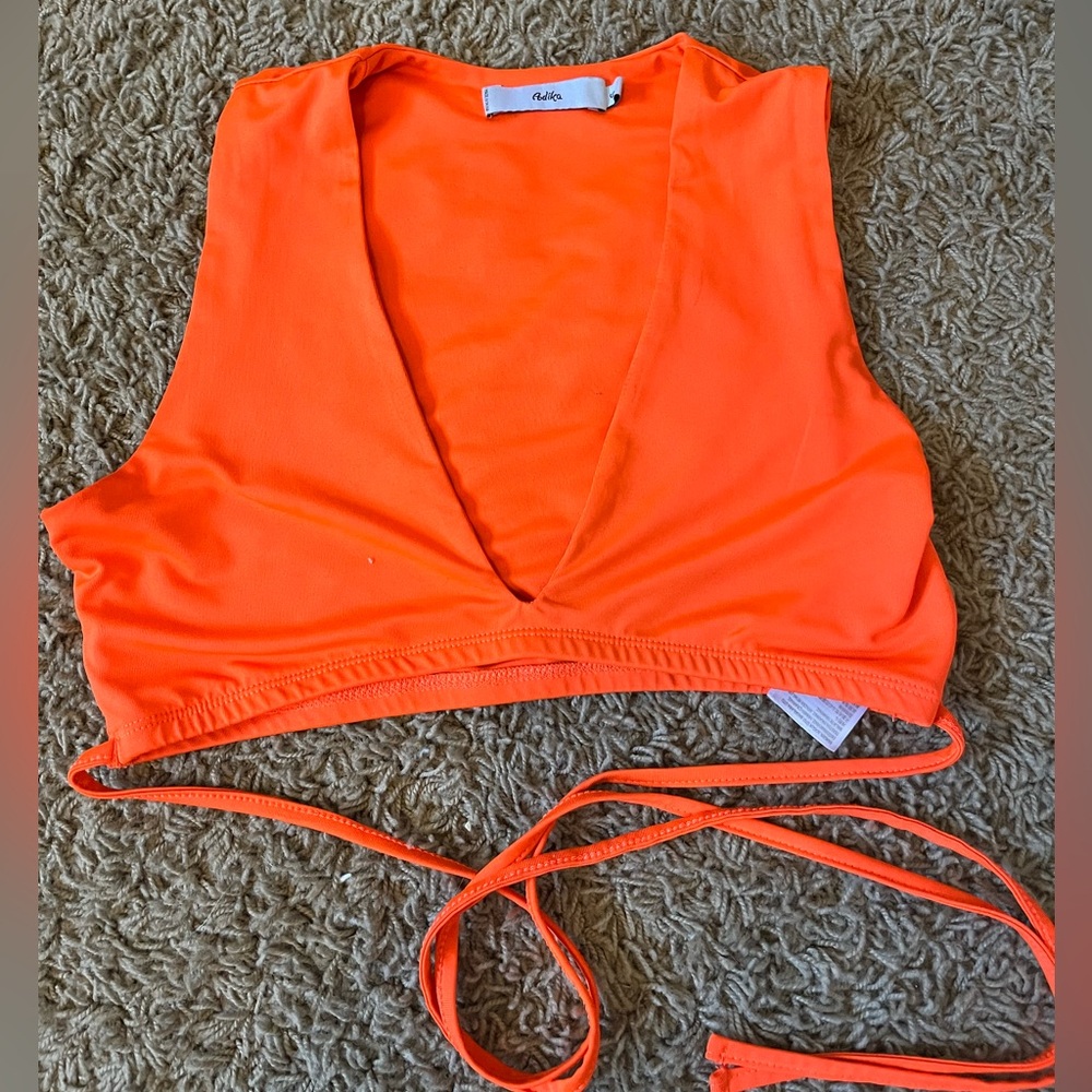 Adika Orange Crop Top